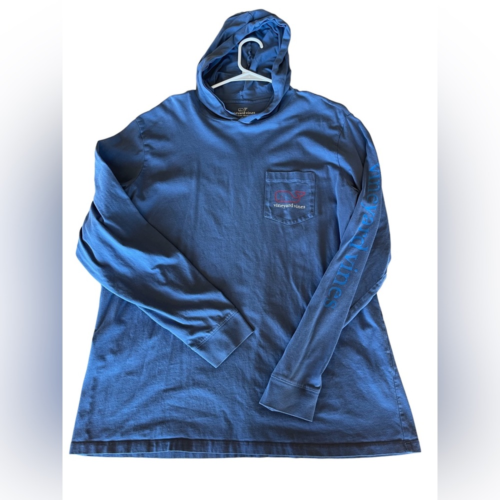 Vineyard Vines Large Whale Hoodie Tee